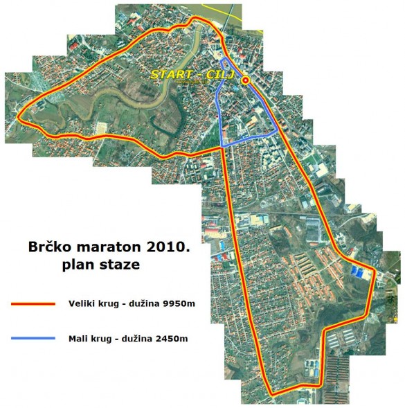 brcko-staza brcko staza 585x589 1. Brčko polumaraton i maraton