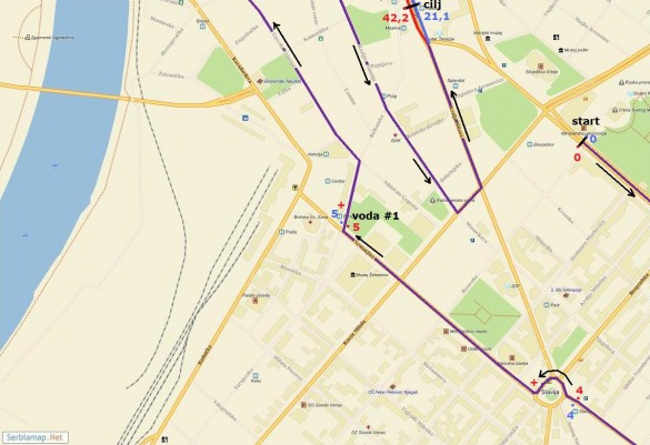 Detaljna trasa Beogradskog maratona fotografija trasa03 585x401 Detaljna trasa Beogradskog maratona
