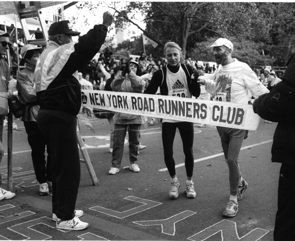 Lebow ran in the inaugural marathon in 1970, finishing 45th out of 55 runners with a time of 4:12:09. He ran his last NYC Marathon on November 1, 1992 in celebration of his 60th birthday, after being diagnosed with brain cancer in early 1990, with his friend, nine-time NYC Marathon women's winner Grete Waitz, with a time of 5:32:35  free to run