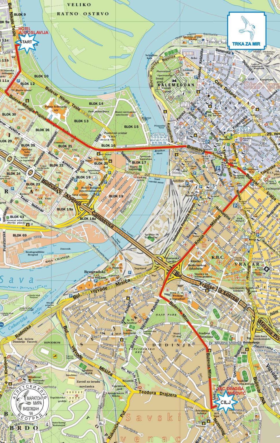 11.Trka za mir: 24.marta od 9:30h