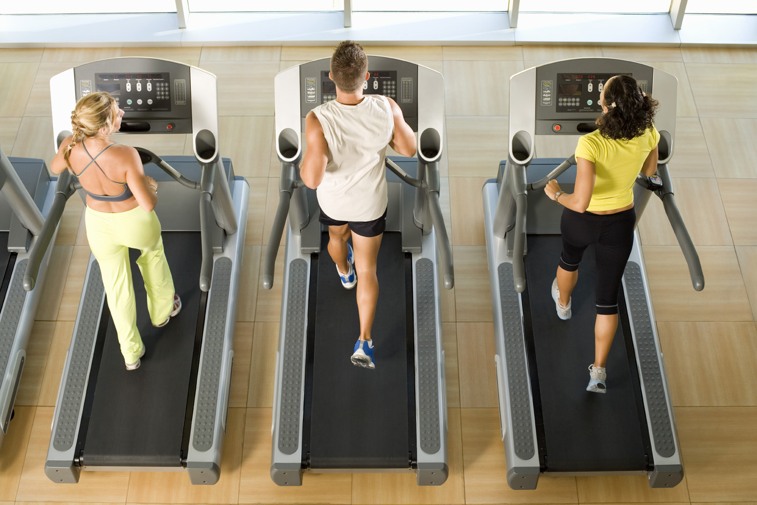 Zimski beg na traku za trčanje