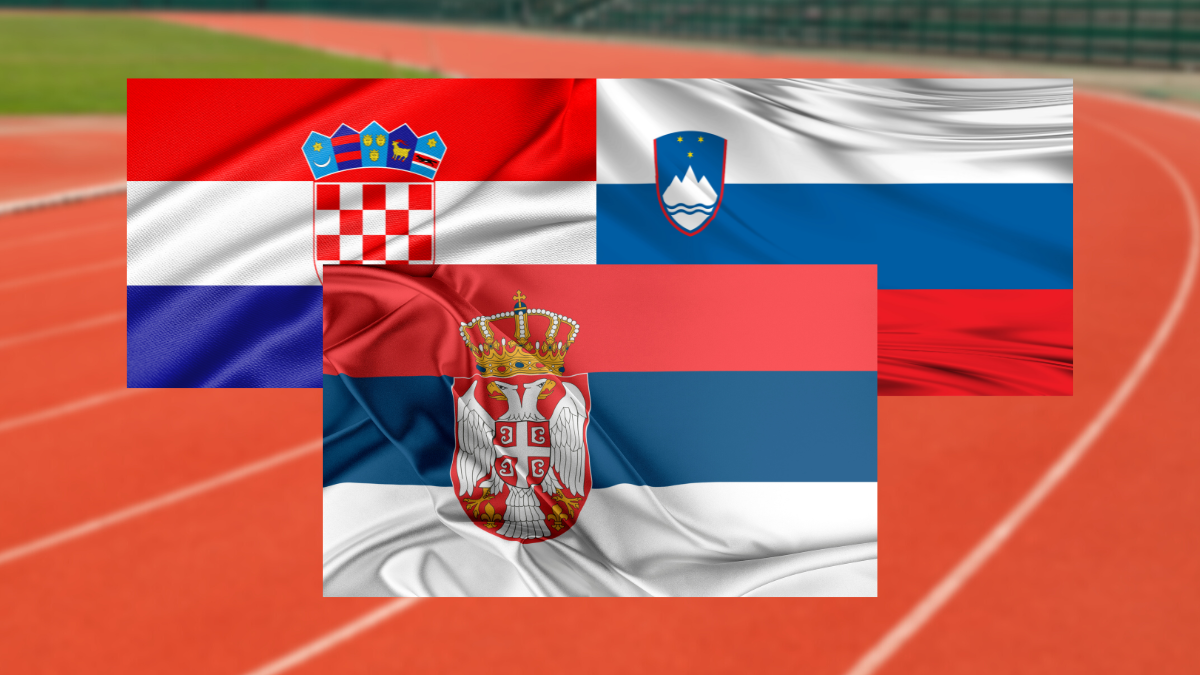 Sutra na Banjici: Tromeč atletskih reprezentacija Srbija, Hrvatska, Slovenija
